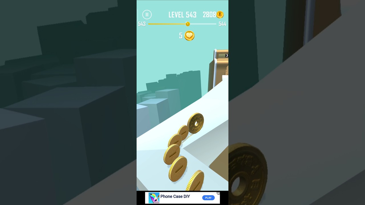 FUNNY 😂 COIN RUSH LEVEL - 543 Challenge Complete ✅✅💯