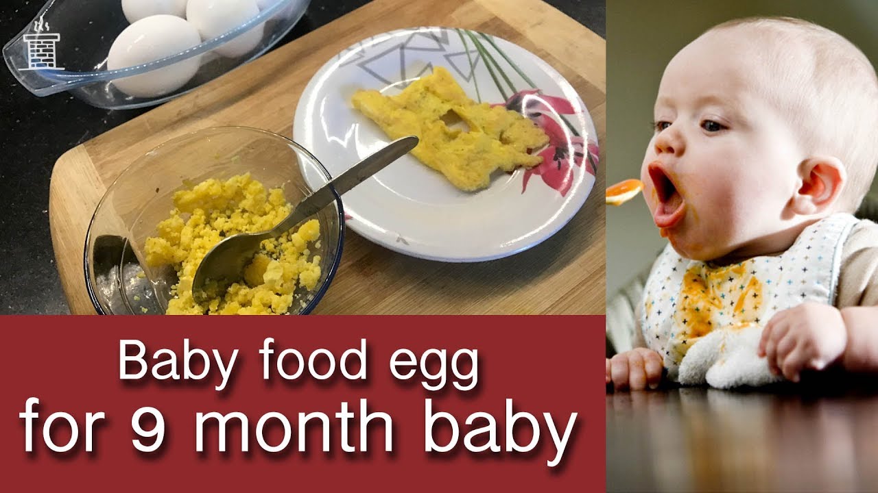 Baby food egg for 9 month baby Thilaga's corner YouTube