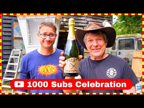 World S Largest Blender Ep4 1000 Subs Celebration CHAMPAGNE Will It Blend How Ridiculous