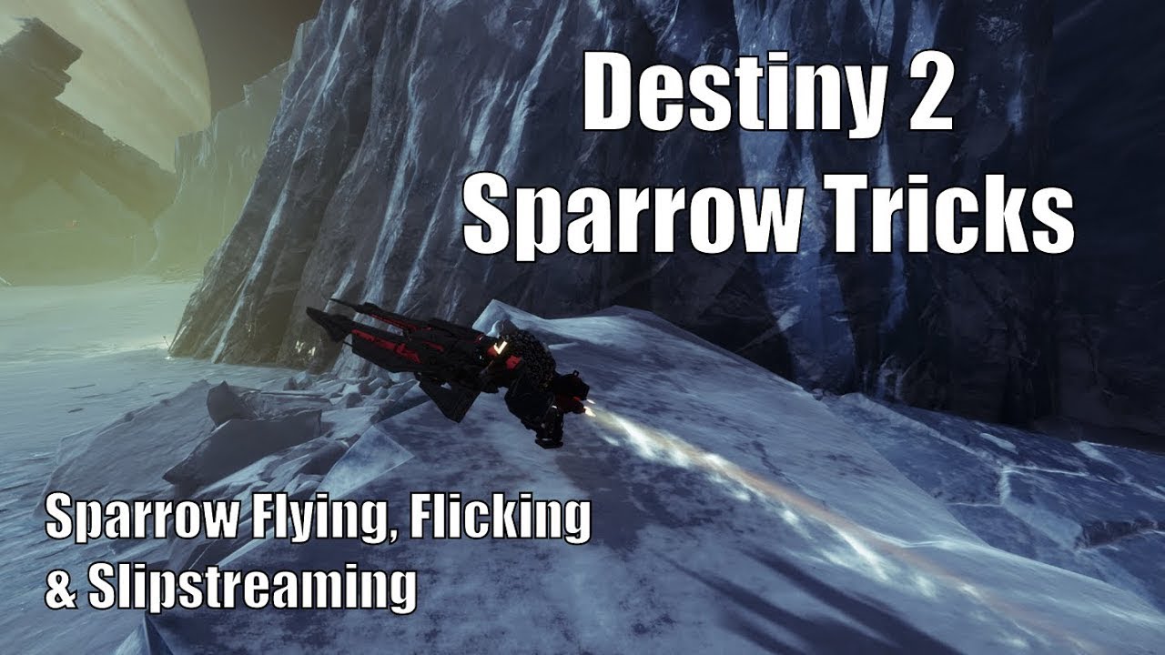 How To Do Sparrow Tricks In Destiny 2 (Sparrow Flying, Flicking, And Slipstreaming)