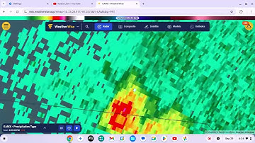 l am doing a WeatherWise tour of how to understand to learn how you can use this free weather app.