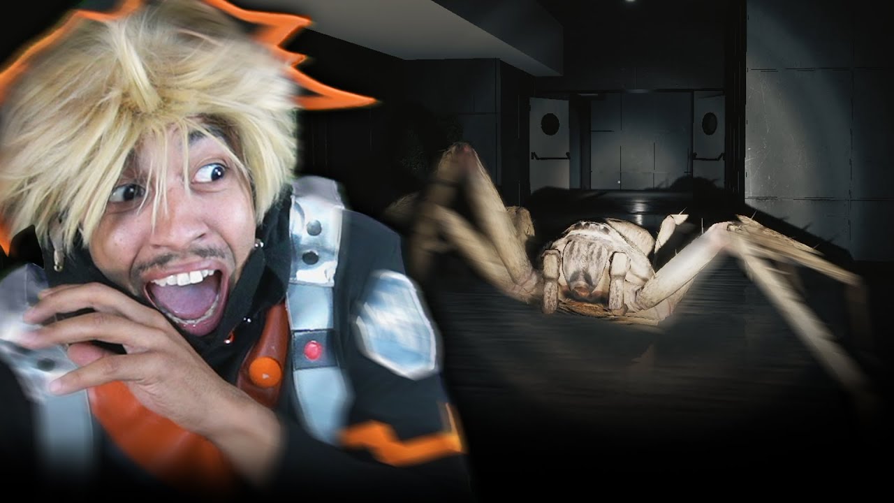 MHA Voice Actors Vs The SCARIEST Spider Horror Game