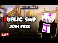 MINECRAFT 24/7 PUBLICE SMP LIVE STREAM HINDI | MINECRAFT PUBLIC SMP JOIN FREE 😍 | MR JPX IS LIVE