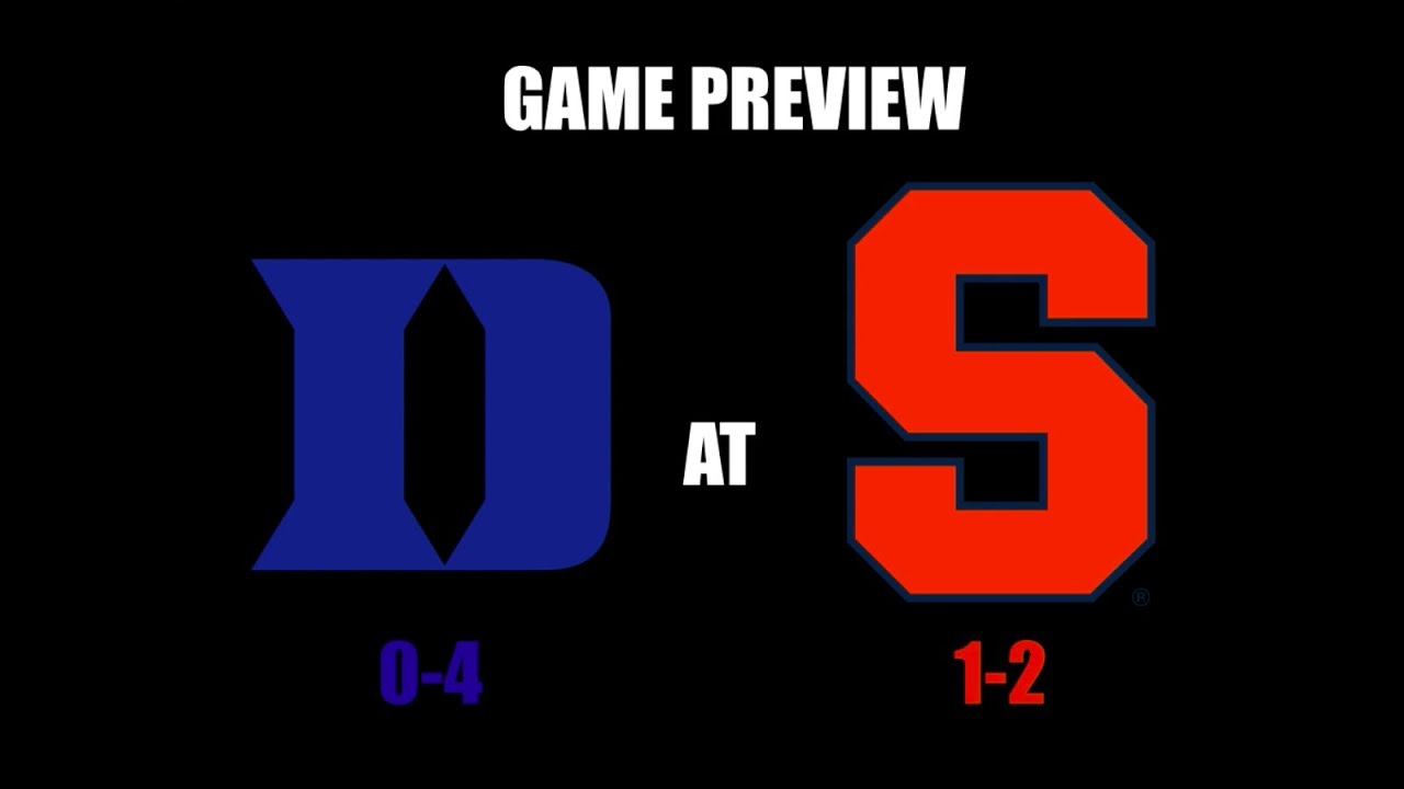 DUKE AT SYRACUSE GAME PREVIEW...