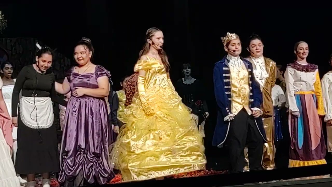 Beauty and the Beast Jr. transformation and closing scene