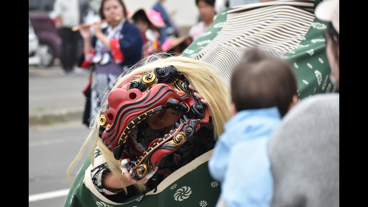 獅子舞【4K60p128kbps】 - 2683根室金刀比羅神社例大祭
