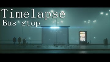 Blender Bus Stop Timelapse