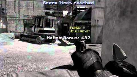 Random Throwing knife Game winning Kill in MW3