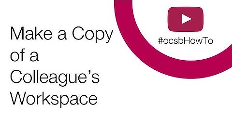 #ocsbHowTo Make a Copy of a Colleague
