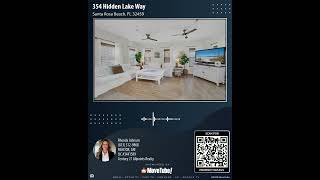 354 Hidden Lake Way, Santa Rosa Beach, FL 32459 | 3 Bedroom Home For Sale