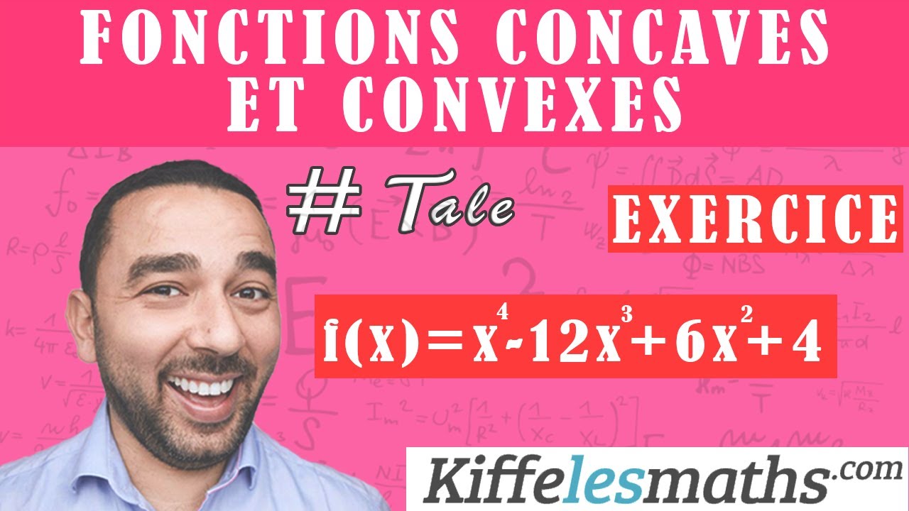 Points d'inflexion. Exercice 1. Fonctions concaves et convexes.