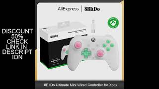 8BitDo Ultimate Mini Wired Controller with Game Pass Joystick for Xbox Series S/X, Xbox One, Windows