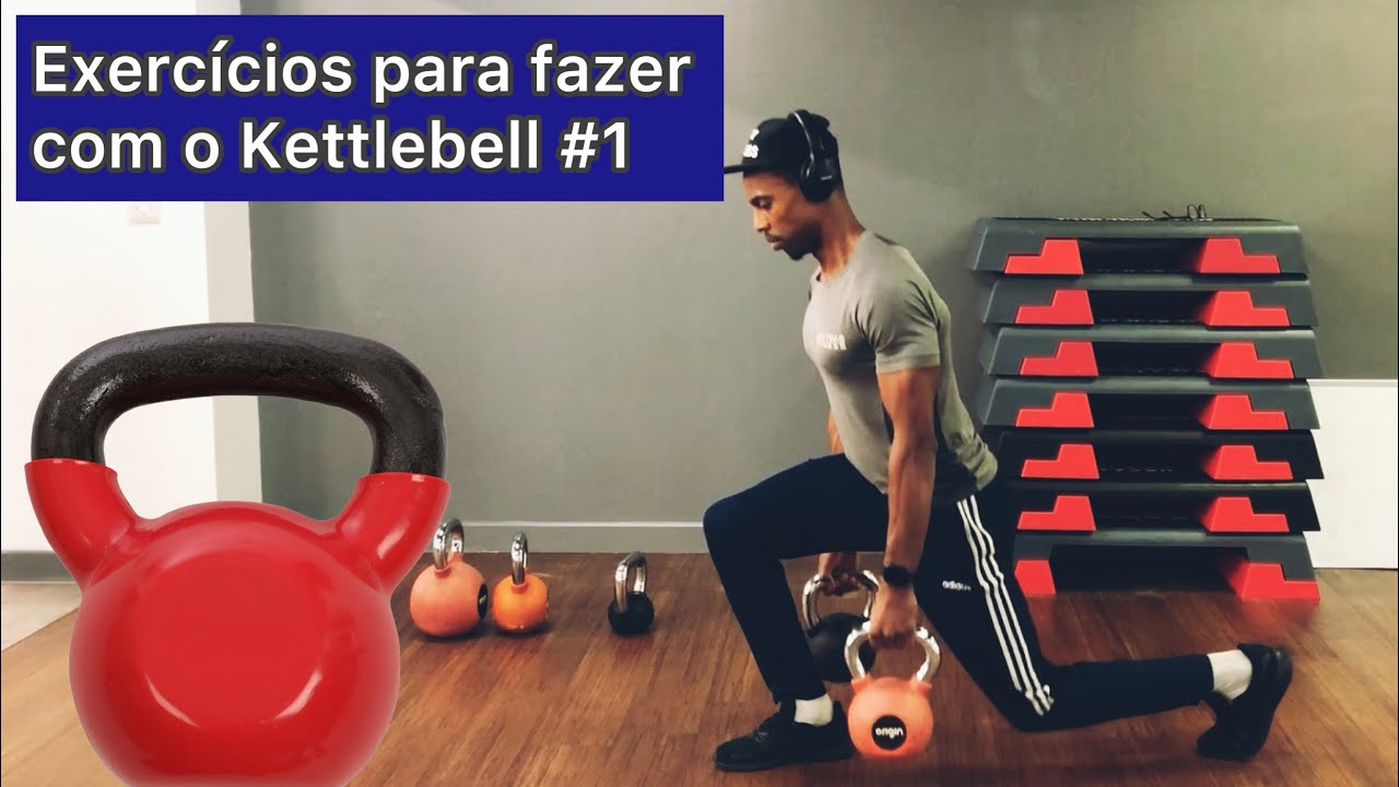 5 exercícios com kettlebell para perder peso