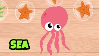 Sea | Animals Puzzle for Kids: Preschool screenshot 4