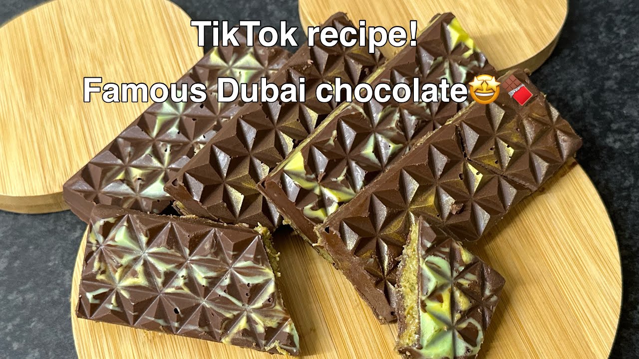 How to Make the Viral Dubai Chocolate Bar 🍫 Luxurious Chocolate Dessert ...