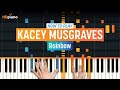 Piano tutorial for rainbow by kacey musgraves piano part 1