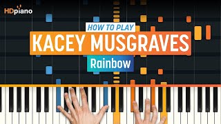 Piano Tutorial for "Rainbow" by Kacey Musgraves | HDpiano (Part 1) screenshot 4