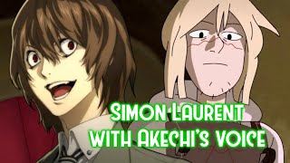 Simon Laurent with Akechi's voice