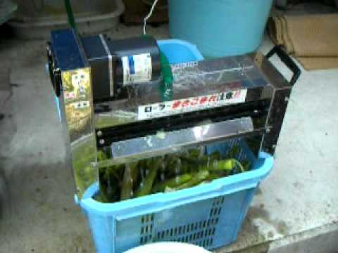 たけのこ電動皮剥き機