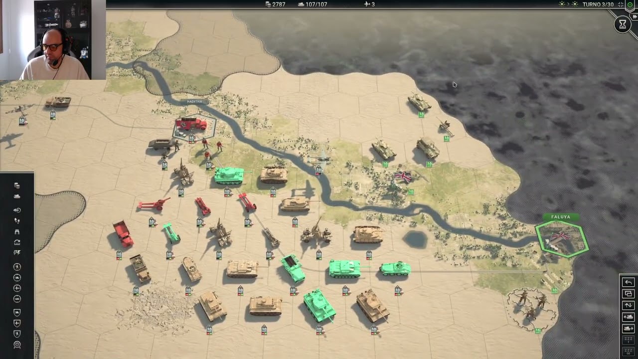 #13 Oriente Medio | Panzer Corps 2 | Sin refuerzos, sin fuerza extra, Ironman y prestigio mínimo.