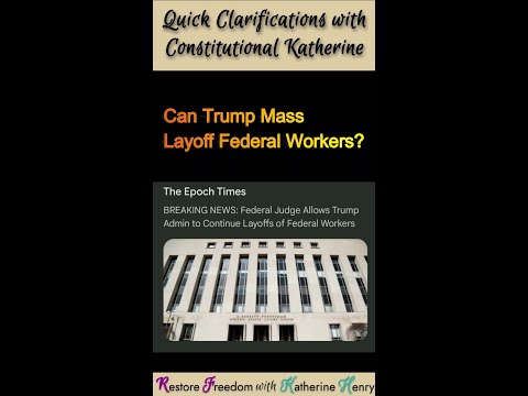 Can Trump Mass Layoff Federal Employees?