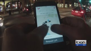 Rideshare drivers strike at Austin Airport on Valentine's Day