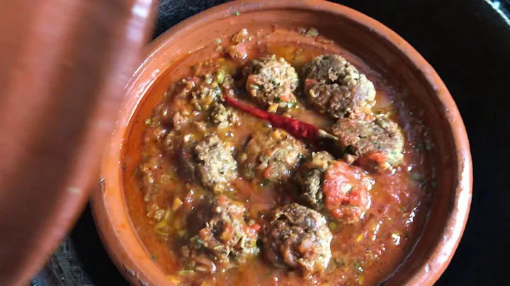 Sardine Balls tagine with tomatoes sauce