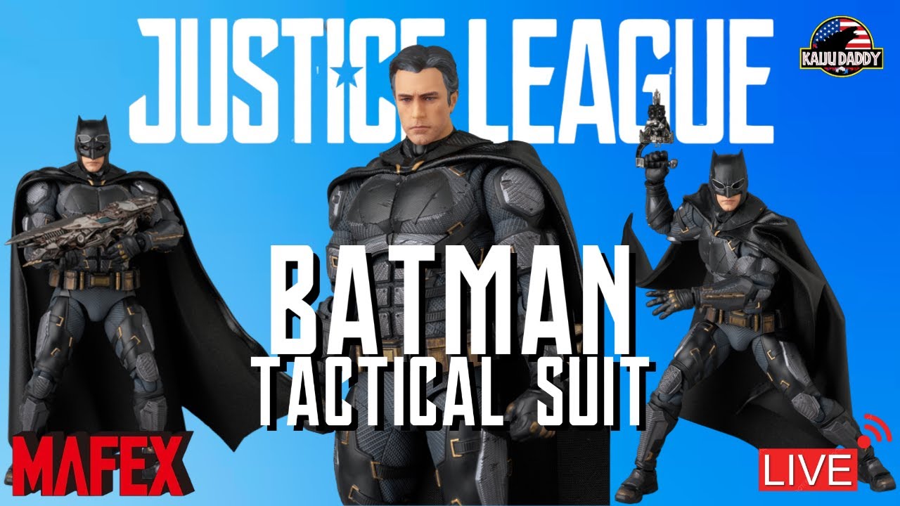 LIVE UNBOXING & REVIEW - MAFEX 272 Batman Tactical Suit 📱 - YouTube