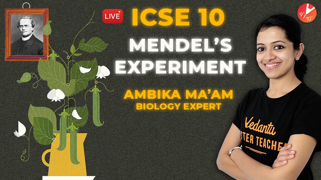 Mendel's Experiments | Genetics - Some Basic Fundamentals | ICSE Class 10 Biology | Vedantu Class 10