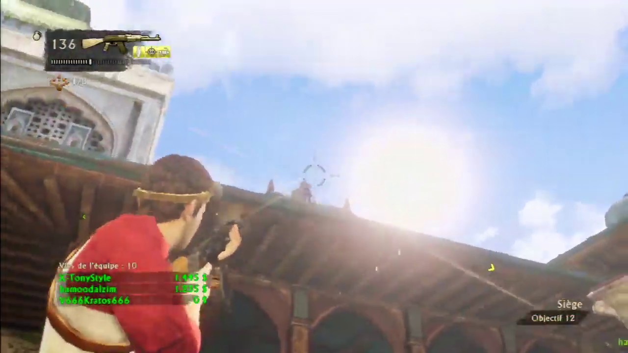 Uncharted 3 Coop arena Museum crushing