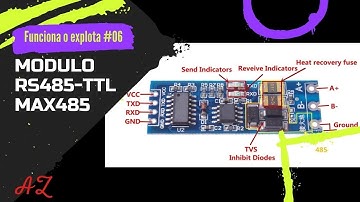 ⚡ Modulo RS485-TTL para Arduino, ESP32, raspberry