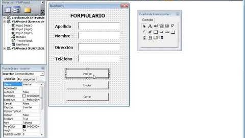Formulario en Visual Basic desde Excel, Parte 2, Profesor Juan Marroquín