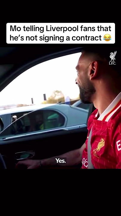 Mo Salah tells Liverpool fan that he’s not signing a contract😂 #LFC #Fy #Fyp #foru #shorts #explore