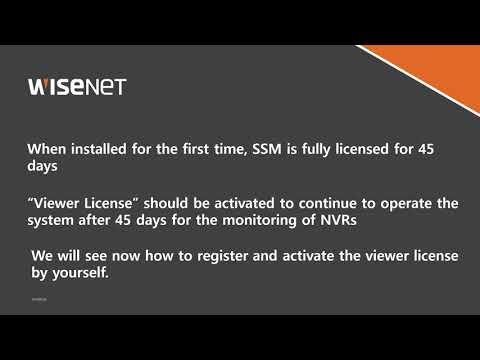 How to install SSM and add NVRs for monitoring incl. viewer license activation