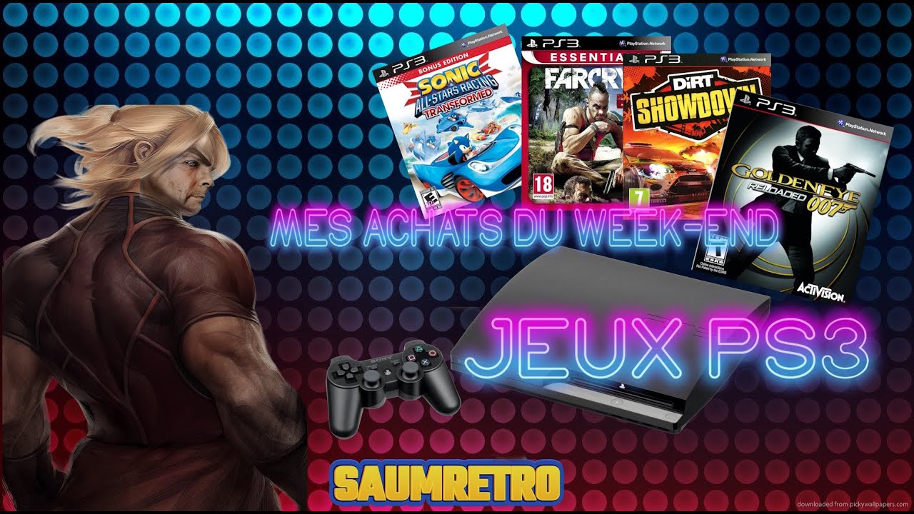 MES ACHATS DU WEEKEND JEUX PS3 EN BROCANTE ET BOUTIQUE CASH