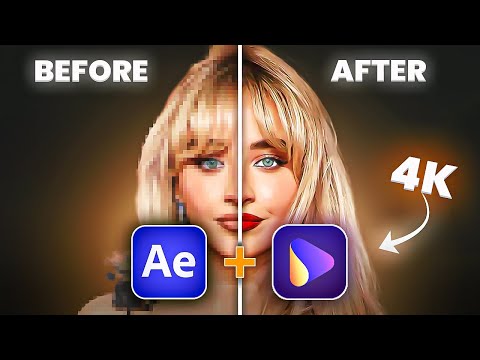 From 1080P to 4K! How to ENHANCE Video Quality with AFTER EFFECTS & UniConverter!