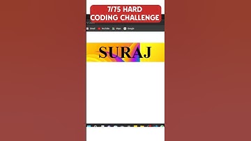7/75 HARD CODING CHALLENGE #shorts #75hardchallenge #hardwork #motivation #coding