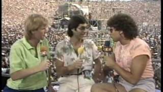 Max Weinberg - LiveAid Interview - 1985