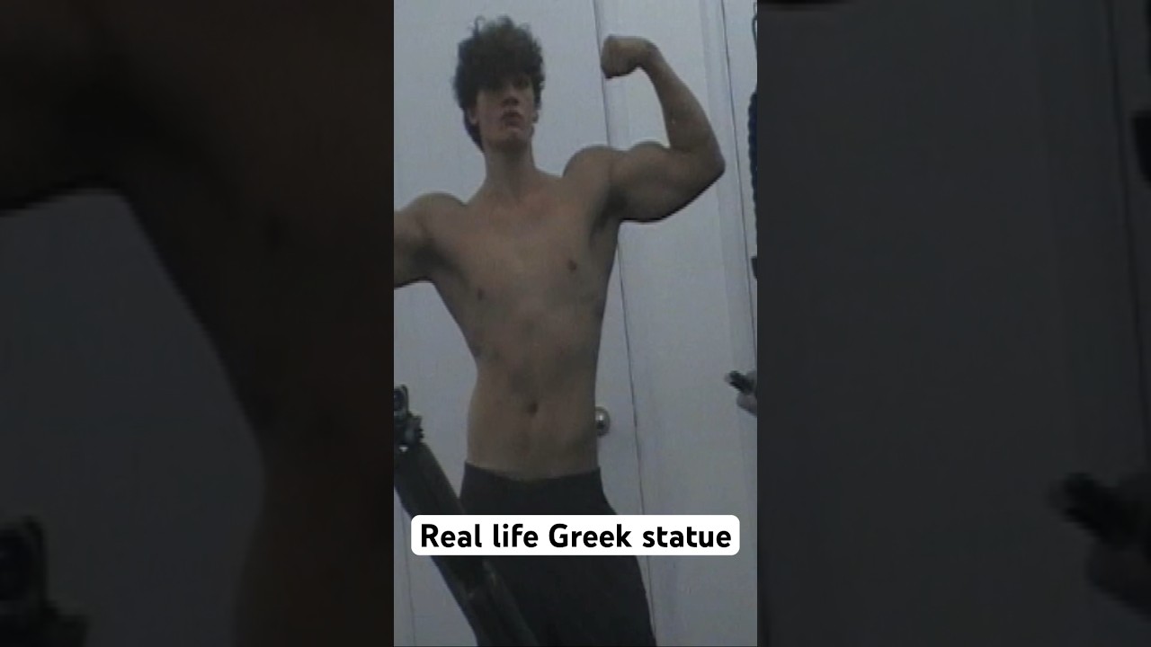 Real life Greek statue