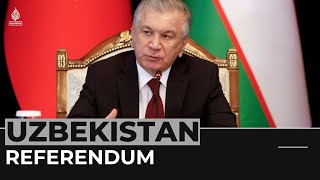 Uzbekistan votes on referendum to extend president’s term limits