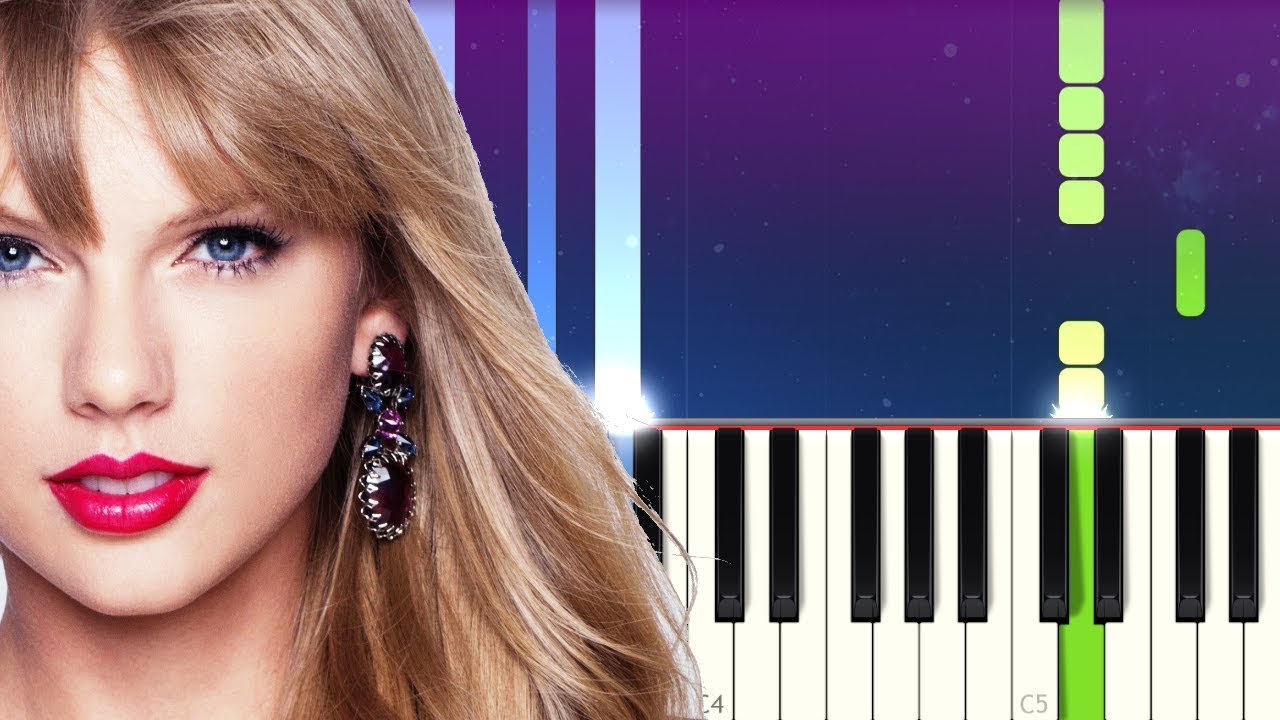 Taylor Swift You Need To Calm Down Piano Tutorial