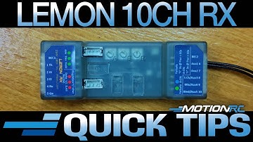 Lemon 10-Channel DSMX Compatible Receiver with Gyro Stabilization Setup | Motion RC Quick Tip