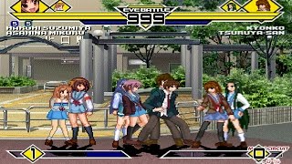 Melancholy Of Haruhi Suzumiya Party 4V4 Patch Mugen 1.0 Battle