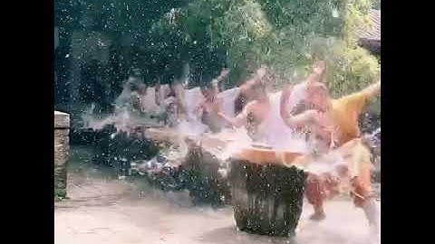 Shaolin Warrior Monks - Winter KungFu training in Shaolin temple #shorts#youtubeshorts #shortsfeed