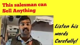 THIS MAN CAN SELL SAND IN A DESERT | Comedian Salesman In kerala Train