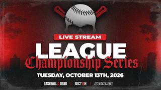 Guardians vs. Rays ALCS Game 2 Live Stream | Baseball Is Dead & Section 10 | October 13th