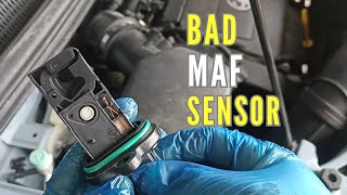 Symptoms of a bad MAF Sensor (Mass Airflow Sensor)