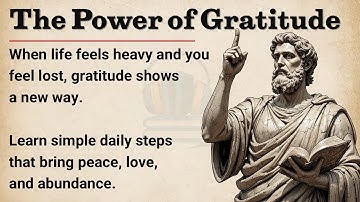 The Power of Gratitude - Transform Your Life || Learn English || Graded Reader