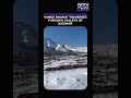 Vande Bharat Travels Through Snow-Laden Valleys Of Kashmir #shorts #viral