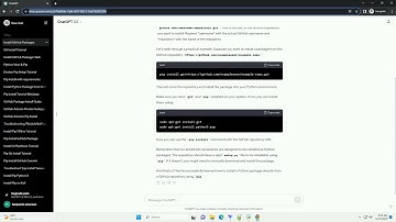 pip install github https